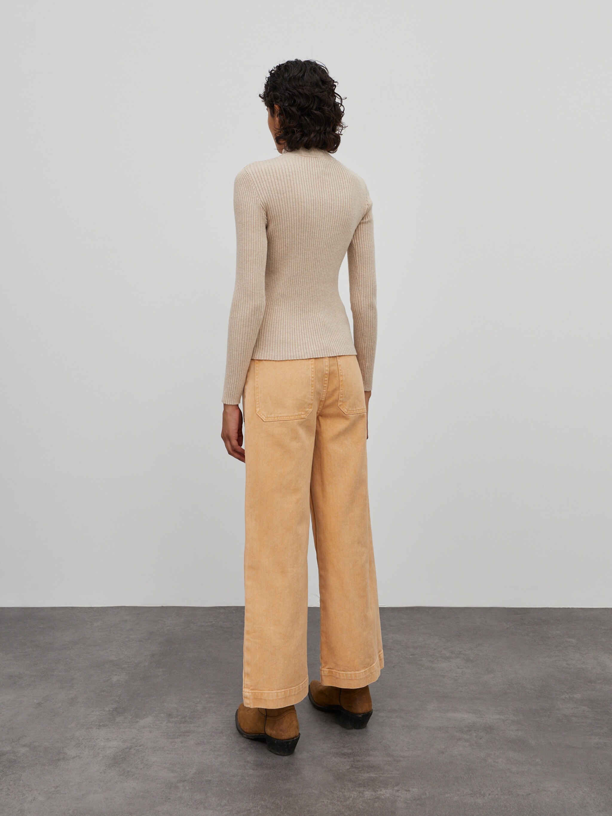 EDITED Produkte Pullover 'Promise' beigemeliert