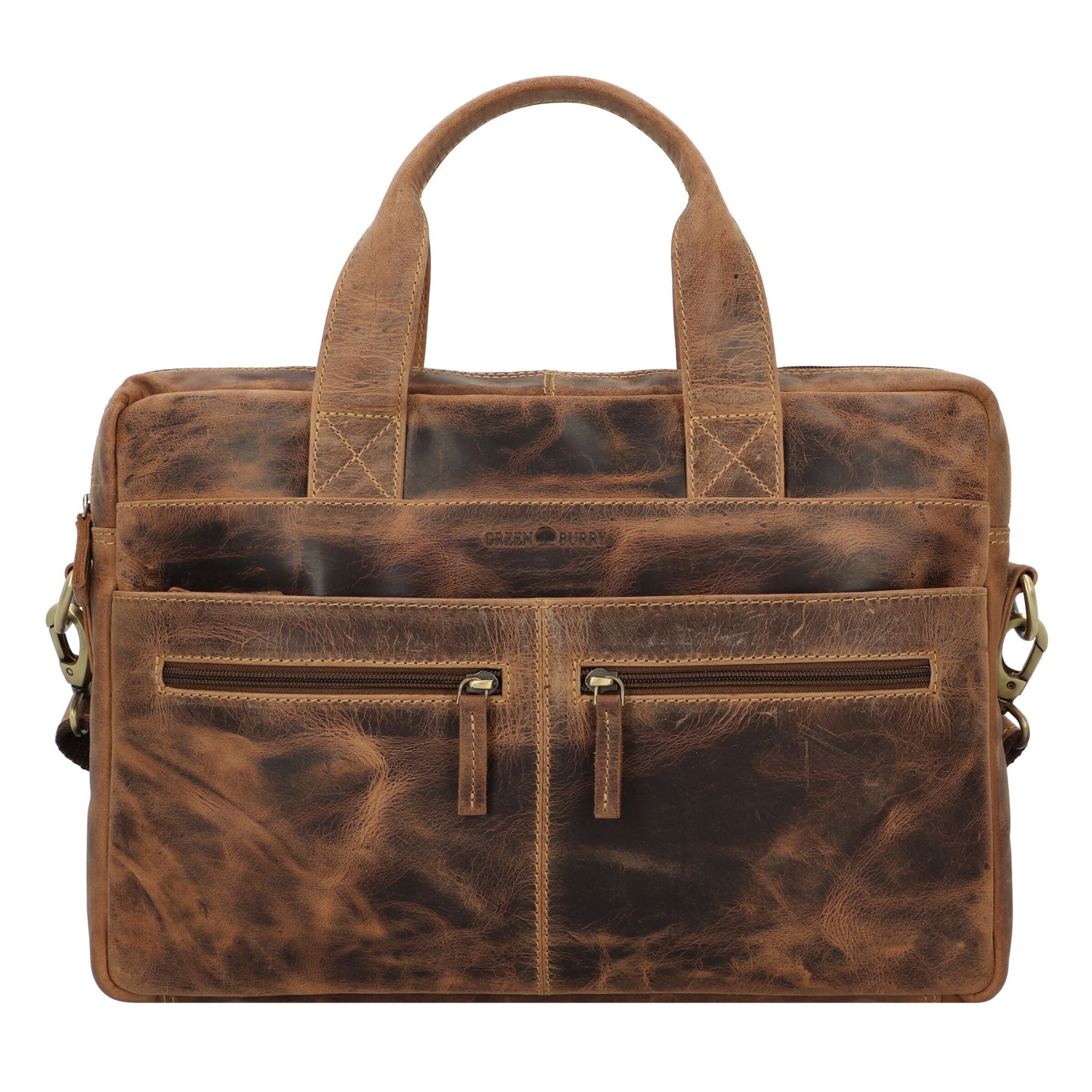 GREENBURRY Aktentasche in Braun: Vorderseite
