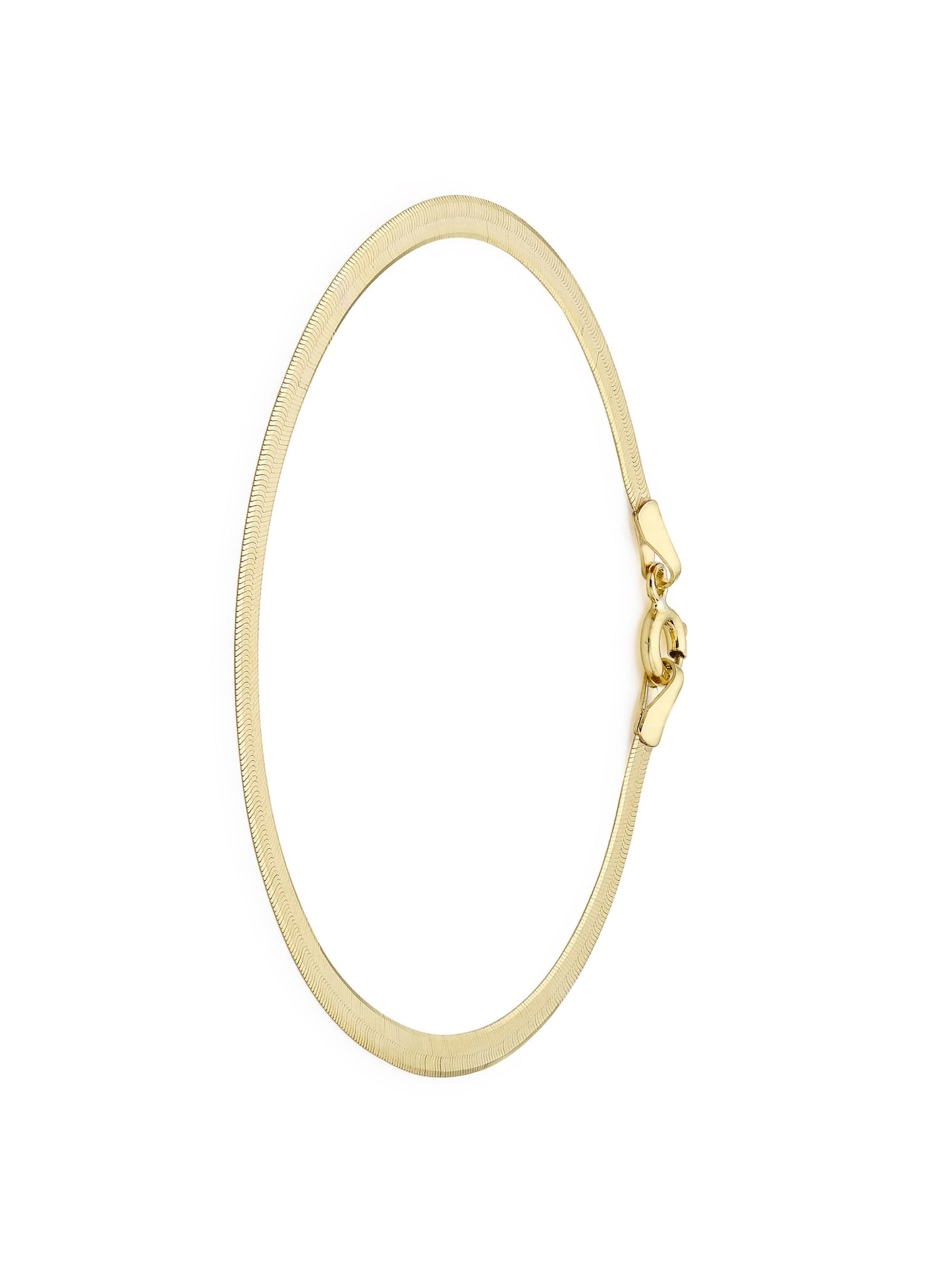 Lucardi Armband 'Klassisch' in Gold: Vorderseite