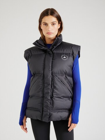 ADIDAS BY STELLA MCCARTNEY Sportovní vesta – černá: přední strana