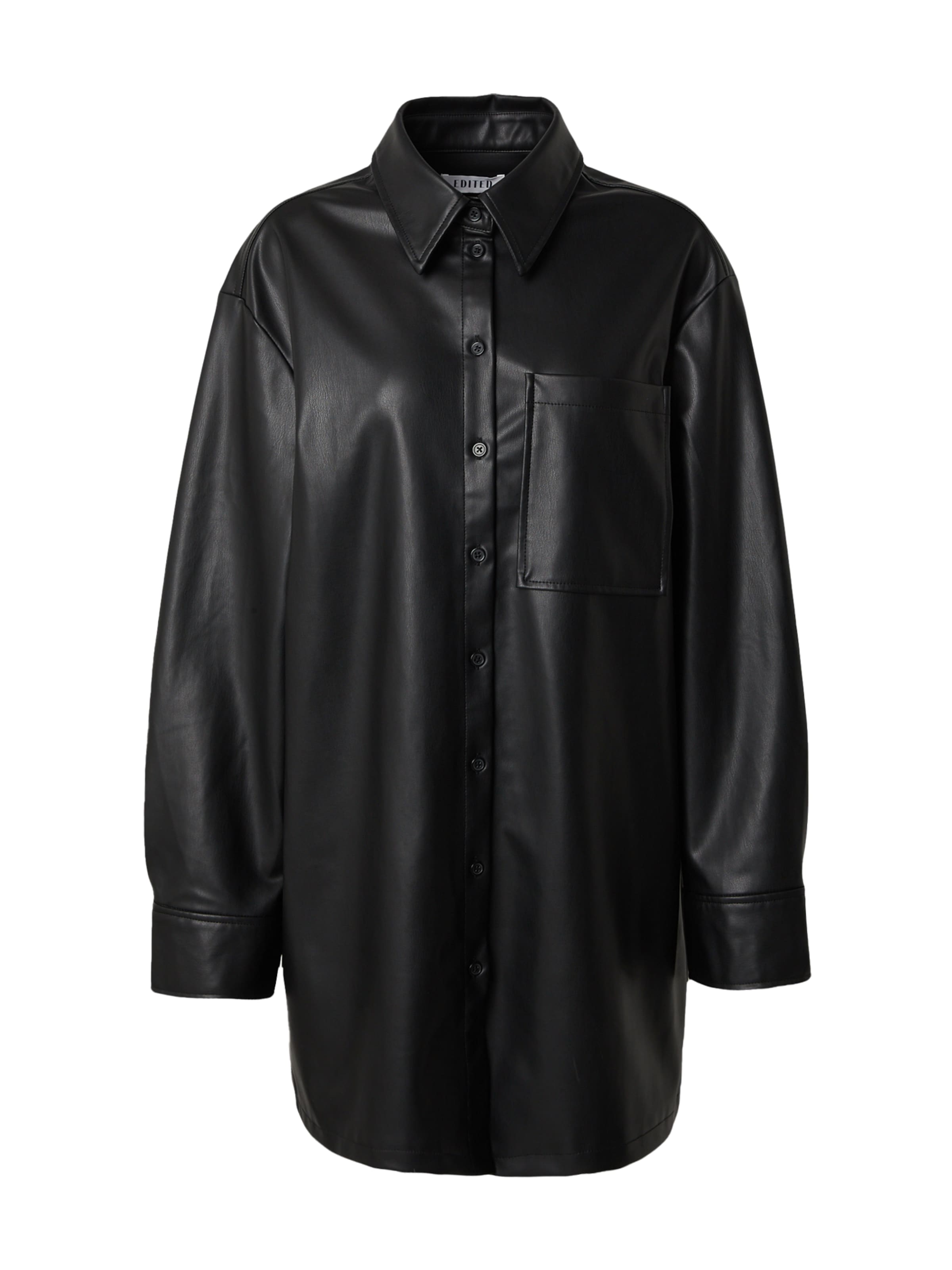 EDITED Šaty 'Aleya ' - Čierna: predná strana