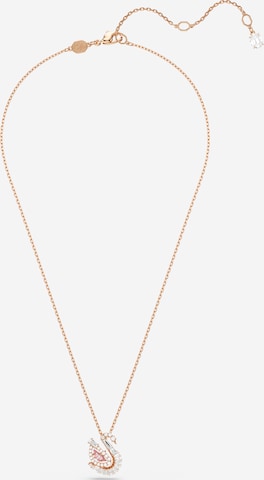 Swarovski Łańcuszek 'Swan' w kolorze złoty: przód