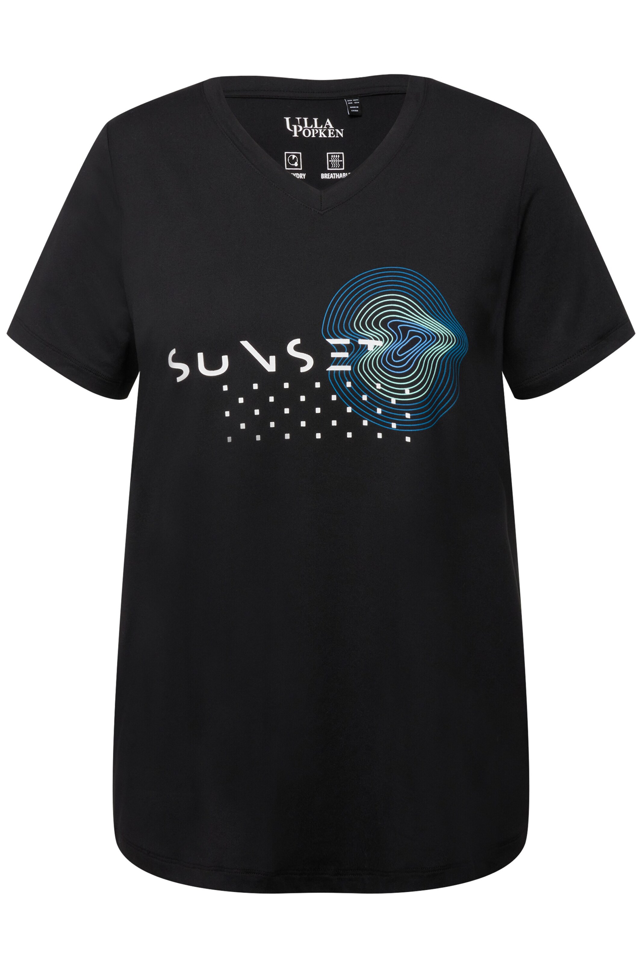 Ulla Popken Shirt in Black: front