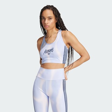 Top di ADIDAS ORIGINALS in lilla: frontale