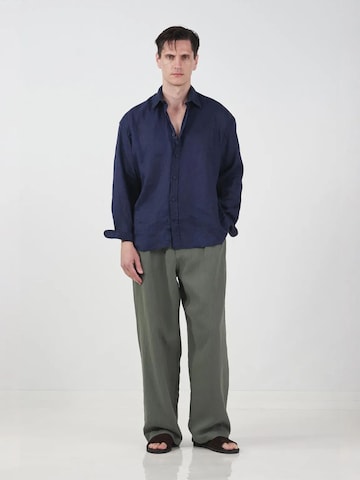Giesto Regular fit Button Up Shirt in Blue: front