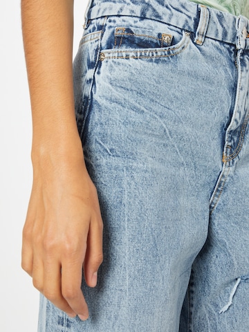 NEW LOOK Szeroka nogawka Jeansy w kolorze niebieski
