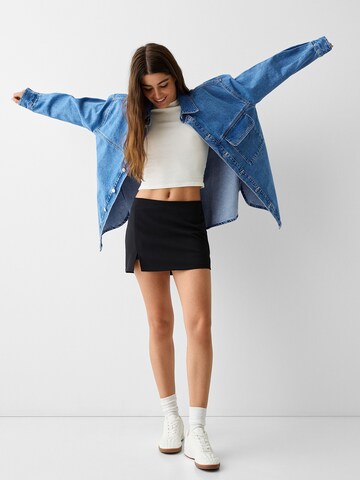 Bershka Between-Season Jacket in Blue