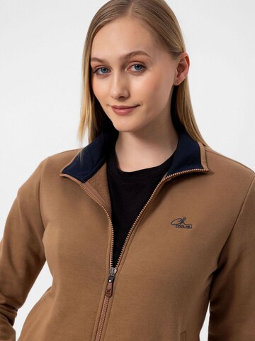 Cool Hill Sweat jacket in Brown