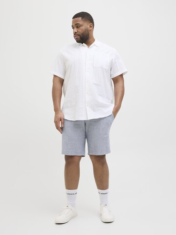 JACK & JONES regular Lærredsbukser i blå