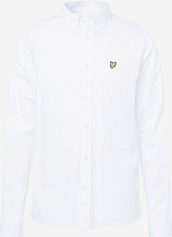 Lyle & Scott Regular fit Overhemd in Wit: voorkant