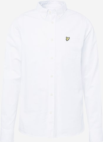 Lyle & ScottRegular Fit Košulja - bijela boja: prednji dio