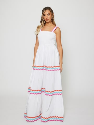 Robe South Beach en blanc : devant