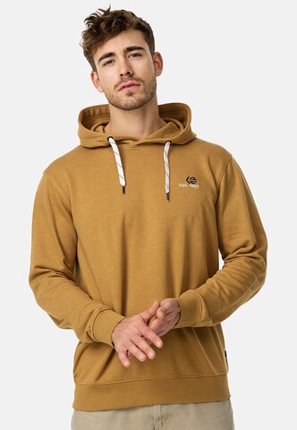 INDICODE JEANS Sweatshirt in Yellow: front