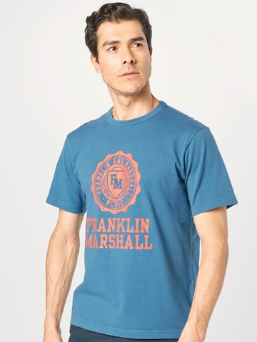 FRANKLIN & MARSHALL Shirt in Blauw: voorkant