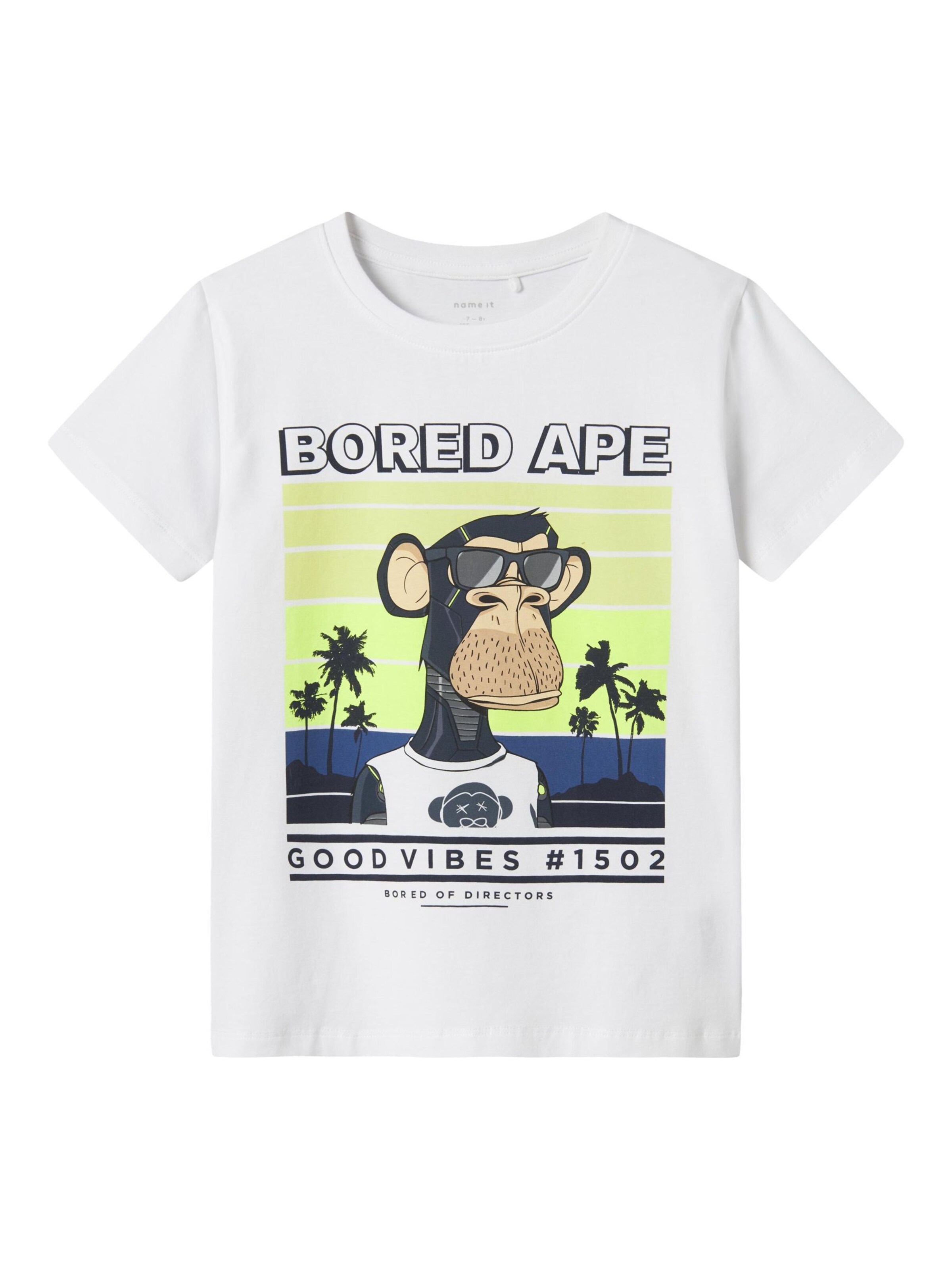 NAME IT Shirt in Wit: voorkant