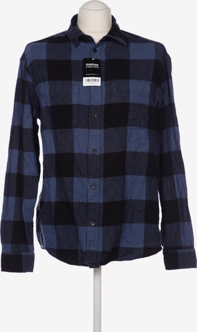 H&M Button Up Shirt in S in Blue: front