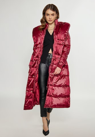 faina Winter Coat in Red