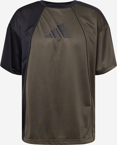 ADIDAS PERFORMANCE Sporta krekls, krāsa - dubļu krāsas / melns, Preces skats