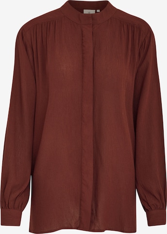 Camicia da donna 'Hayden' di Peppercorn in marrone: frontale
