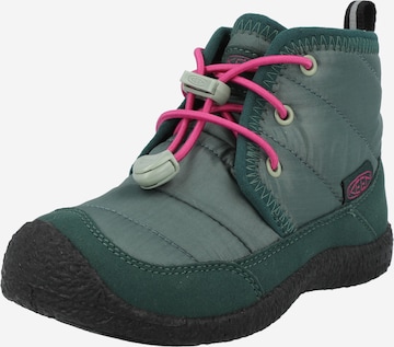 KEEN Boots 'HOWSER II' in Green: front