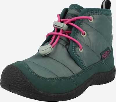 KEEN Boots 'HOWSER II' en vert / vert foncé, Vue avec produit