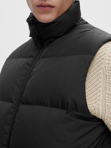 SELECTED HOMME Bodywarmer 'DOORS' in Zwart