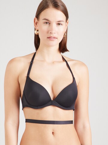 Push-up Reggiseno di Dorina in nero: frontale