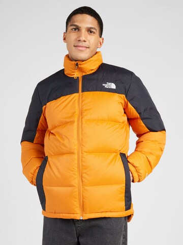 THE NORTH FACE Rovný strih Outdoorová bunda 'DIABLO' - oranžová: predná strana