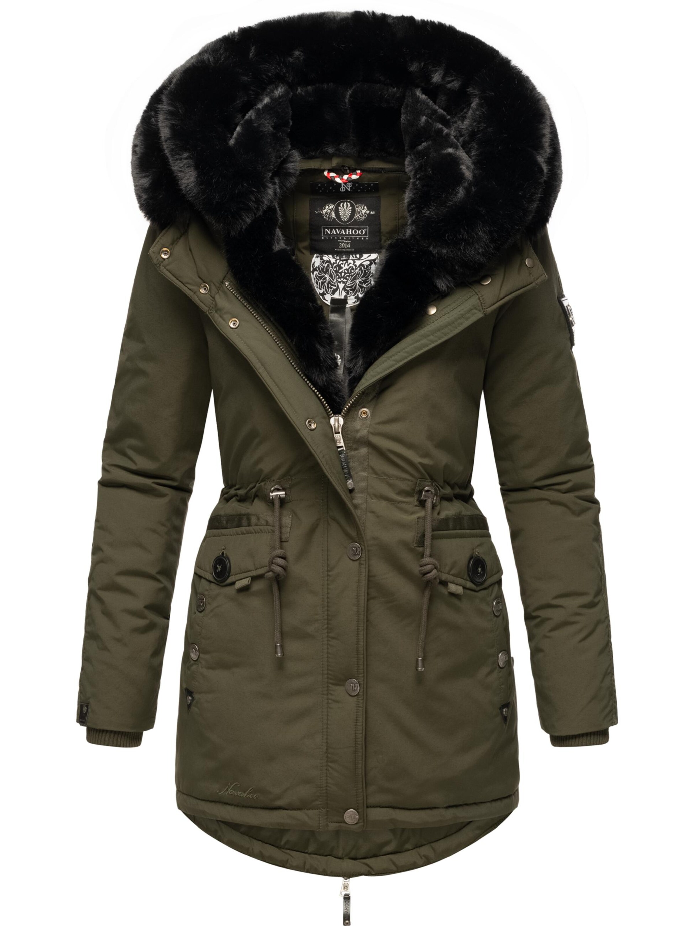 Parka de iarnă 'Sweety Deluxe' de la NAVAHOO pe verde