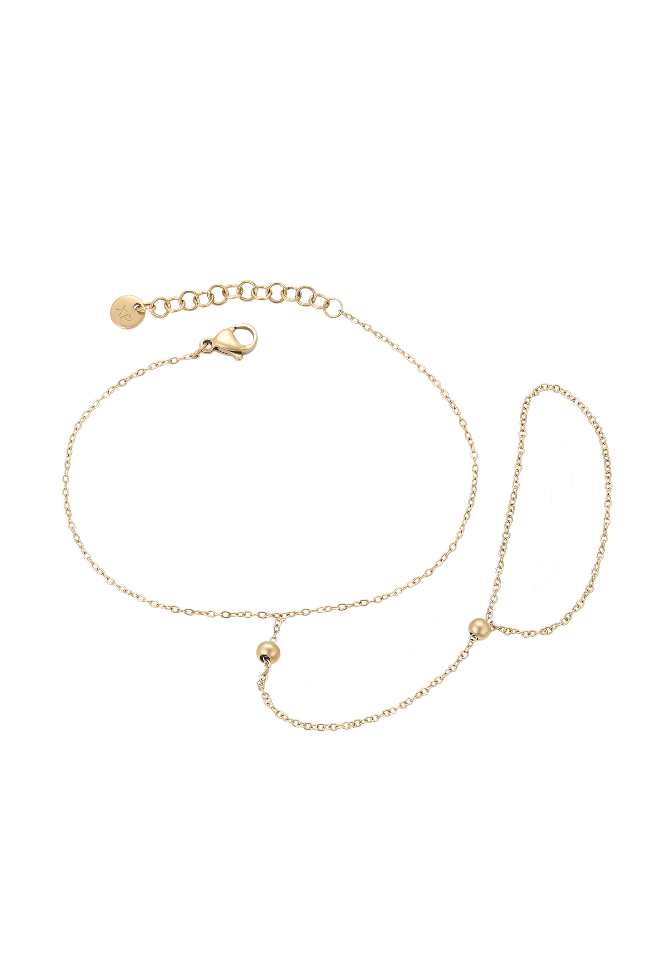 faina - Bijuteria de pé em ouro: frente