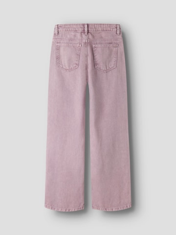 NAME IT Wide leg Jeans 'NKFRose' in Roze
