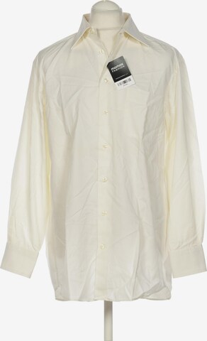 Van Laack Button Up Shirt in L in White: front