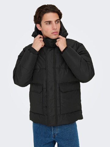 Only & Sons - Chaqueta de invierno 'Carl' en negro