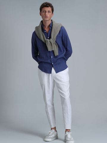 Lufian Comfort fit Overhemd in Blauw