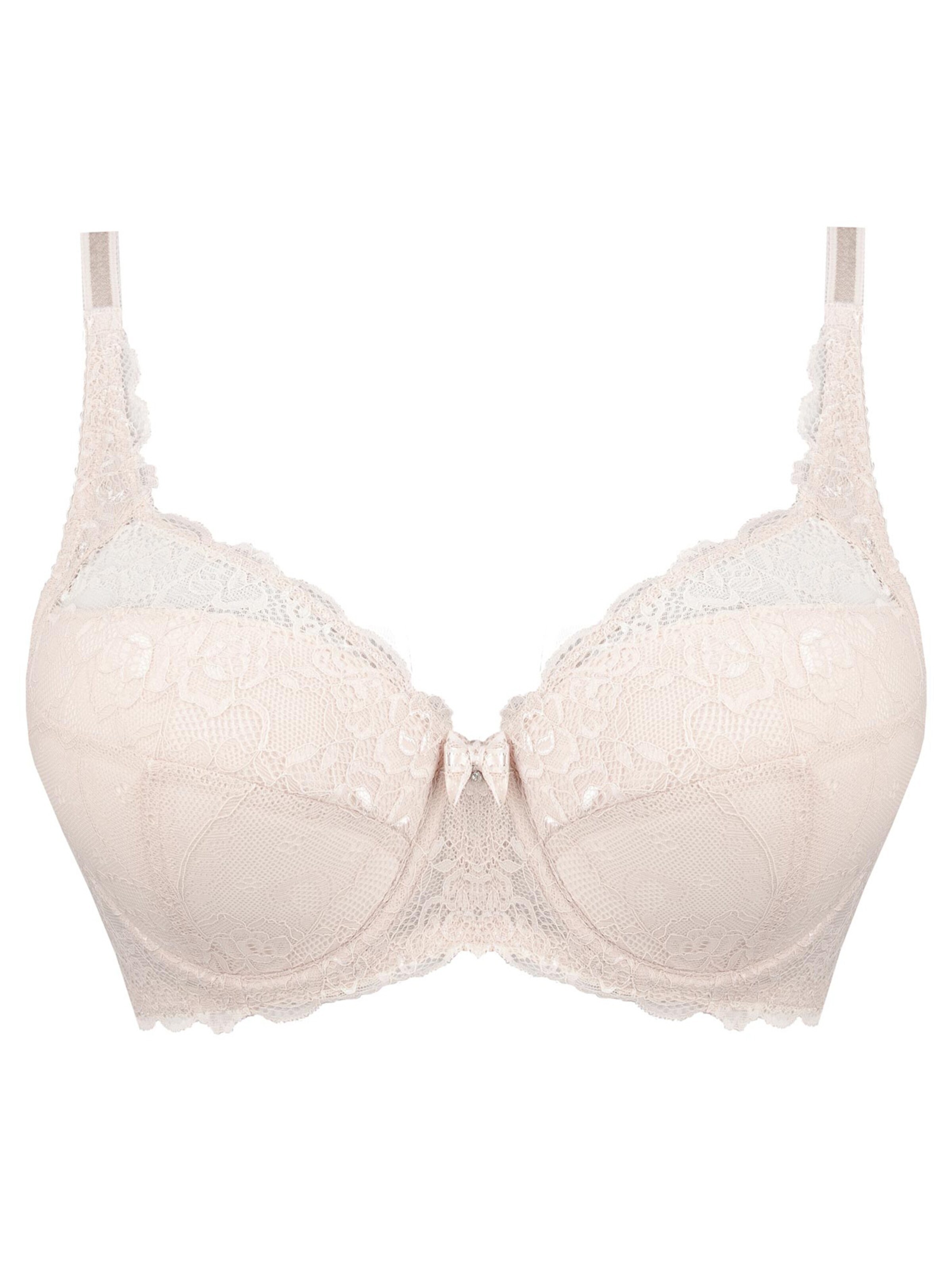 Unikat Classic Bra 'Angelika' in Beige: front