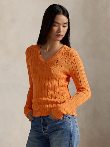 Polo Ralph Lauren Pulover | oranžna barva: sprednja stran