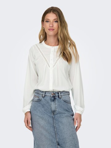 JDY Blouse in White: front