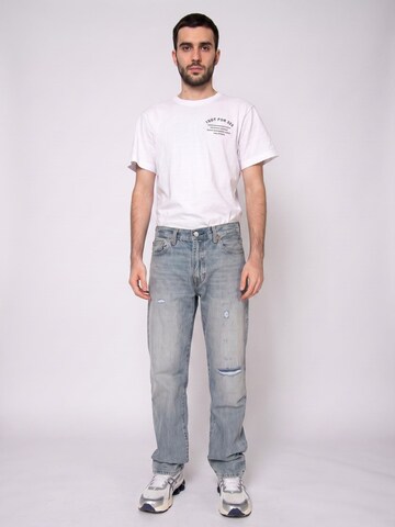LEVI'S ® Luźne Jeansy '555 TENSION DESTRUCTED JEANS' w kolorze niebieski