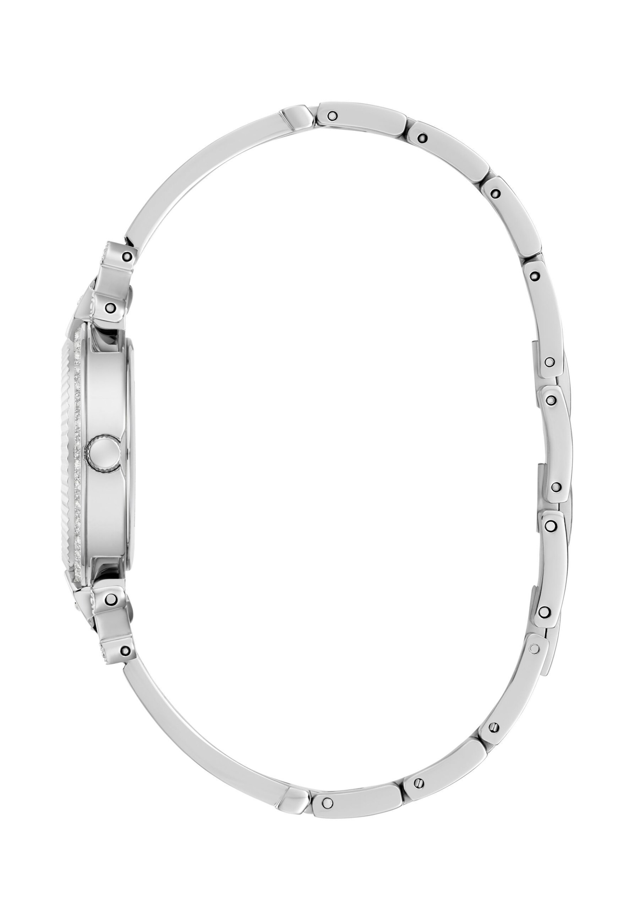 GUESS Analoog horloge 'DELPHINE' in Zilver