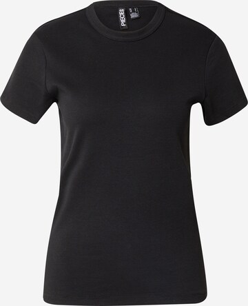 PIECES Μπλουζάκι 'PCMARA' σε μαύρο: μπροστά