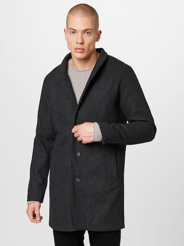 Coupe regular Manteau mi-saison JACK & JONES en gris : devant