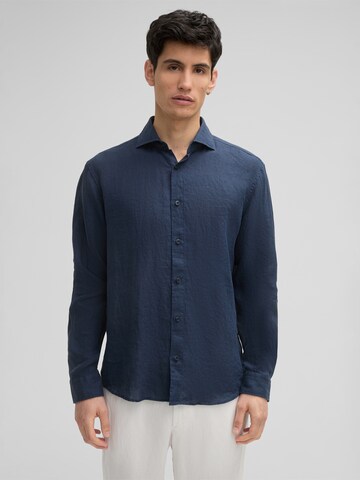 STRELLSON Slim fit Button Up Shirt 'Ceasar' in Blue: front