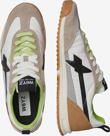 W6YZ Platform trainers 'KEY-M.' in Grey: front