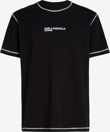 KARL LAGERFELD JEANS T-Shirt in Schwarz: predná strana