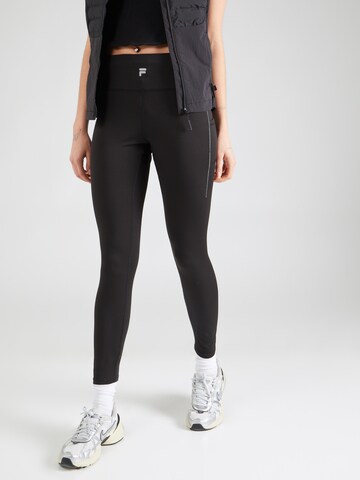 FILA - Skinny Pantalón deportivo 'ROCKLEDGE' en negro: frente