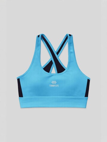 Top sportivo di Tommy Life in blu: frontale