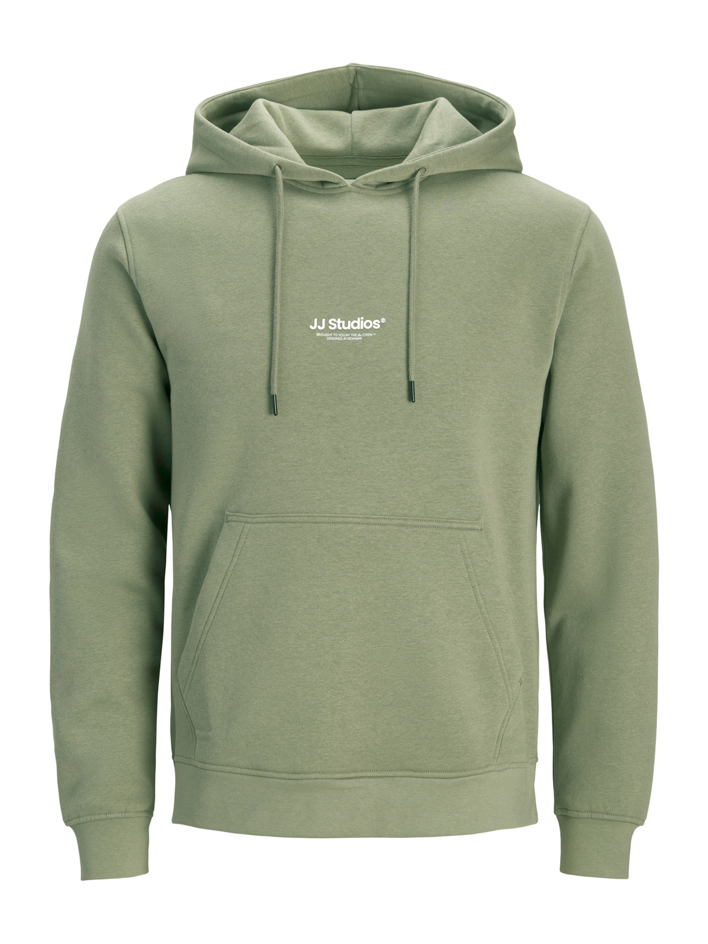 Jack & Jones Plus Sweatshirt 'JJESOHO' in Green: front