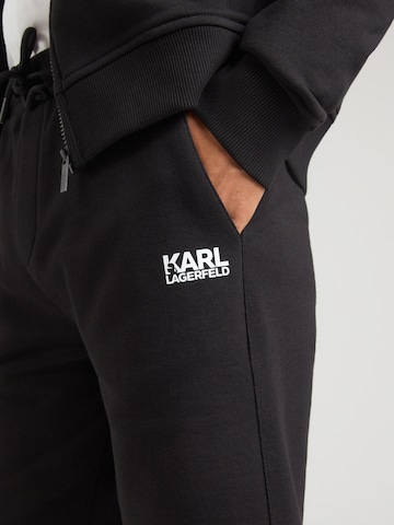 melns Karl Lagerfeld Standarta Bikses