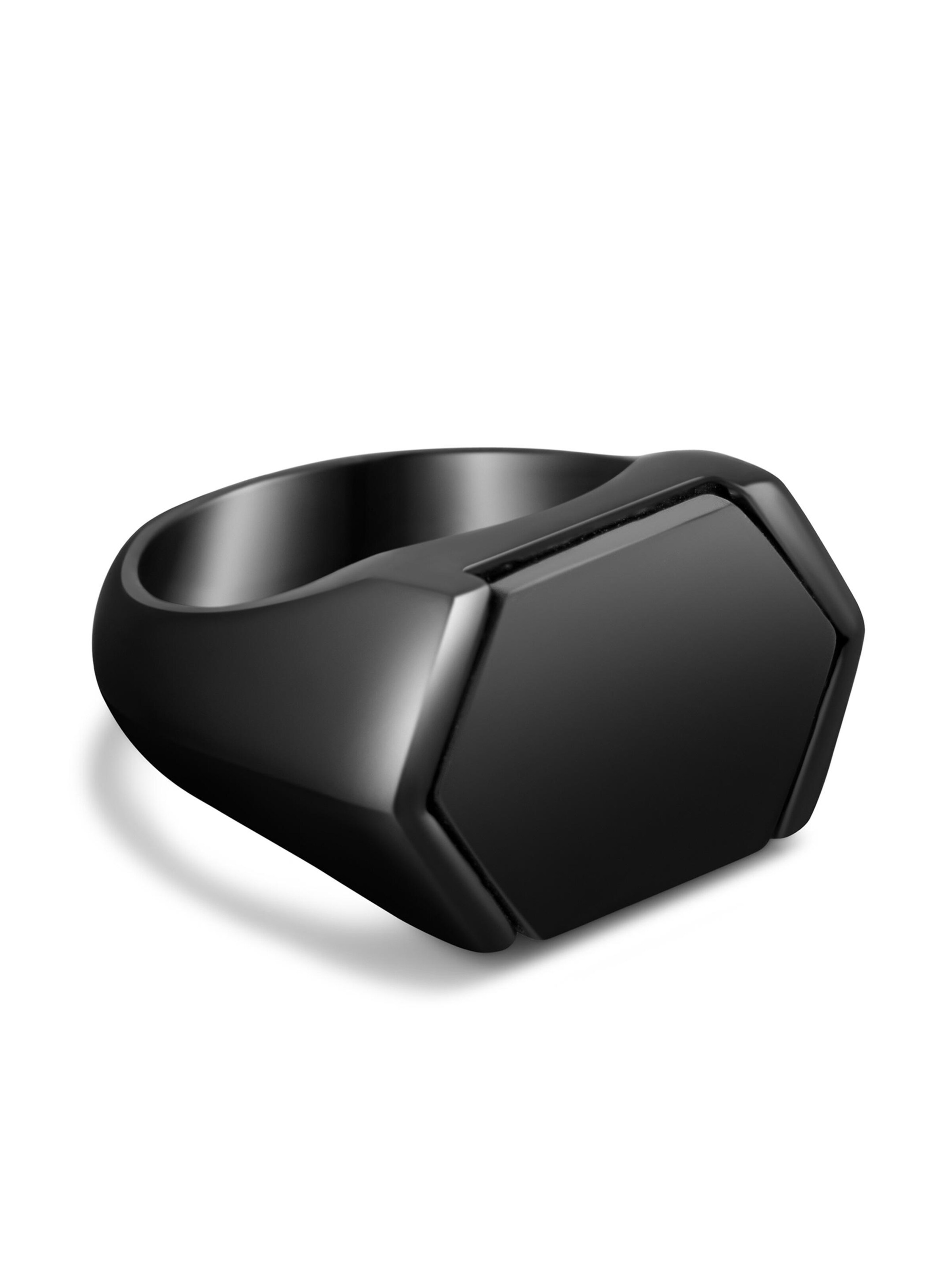 Akitsune Ring 'Abyss' in Black