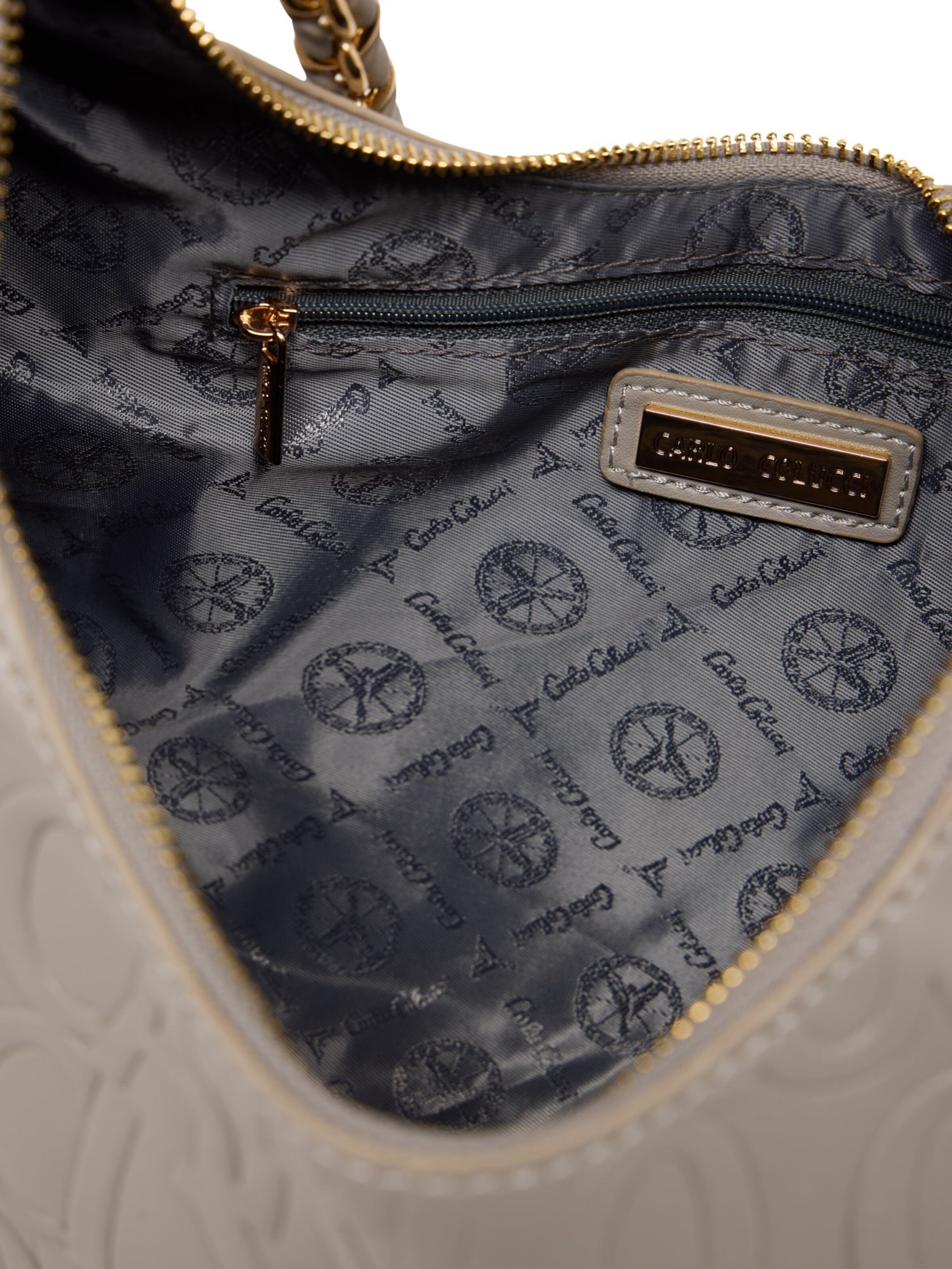 Carlo Colucci Shoulder bag 'Dolzani' in Grey